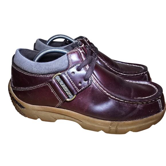 LUGZ Strutt Lo Boot Brown Leather Chunky Shoe Men's Sz 9.5 Retro Y2k Leather - Picture 4 of 7